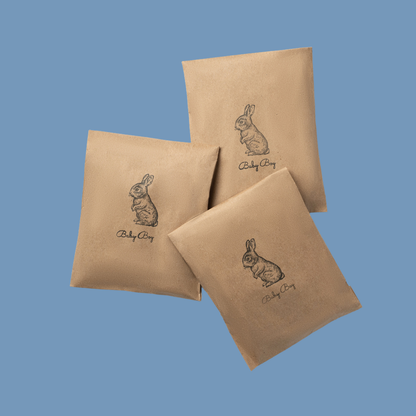 Baby Boy Kraft Paper Bag