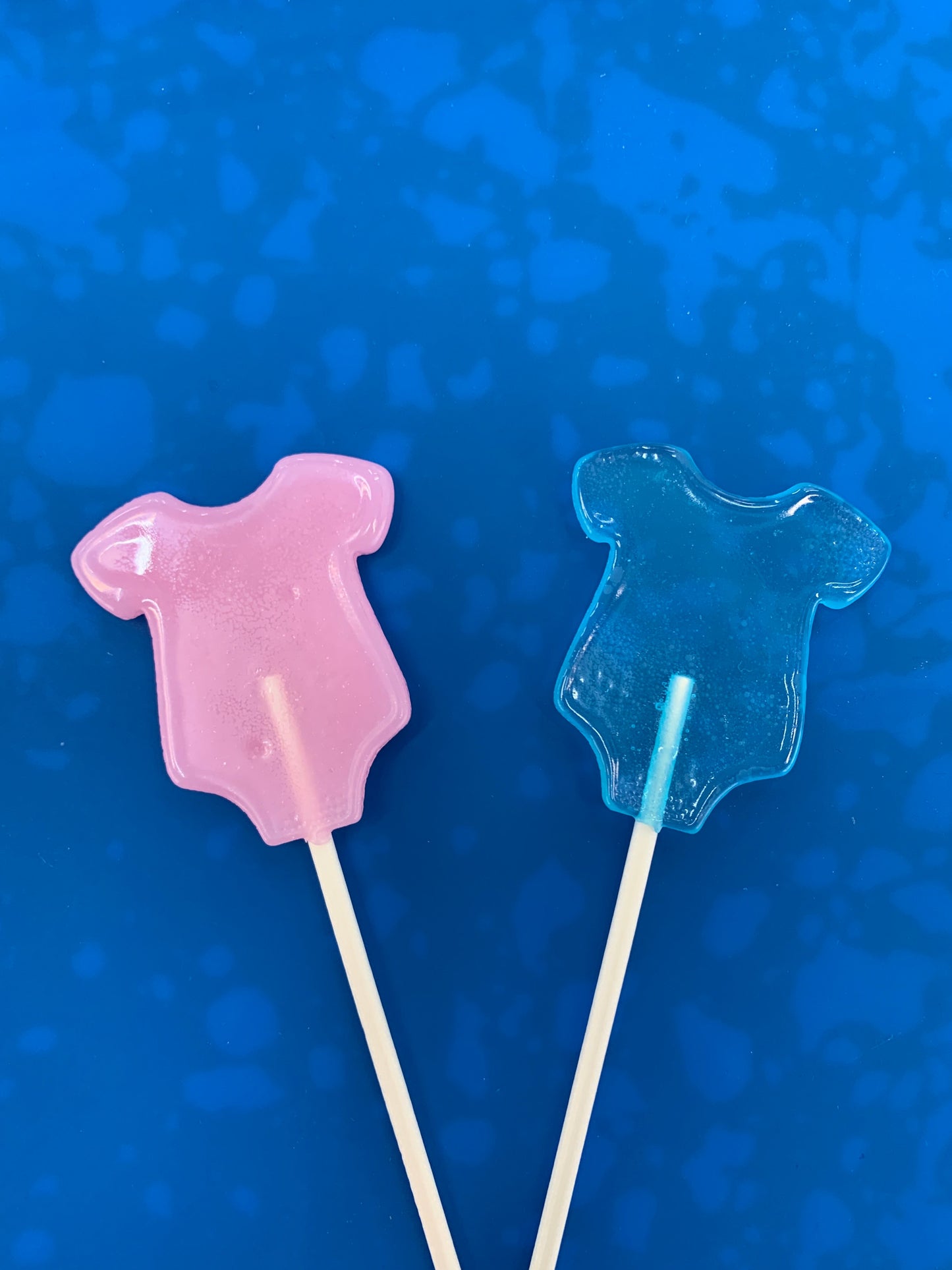 Baby boy or girl shaped lollipop collection