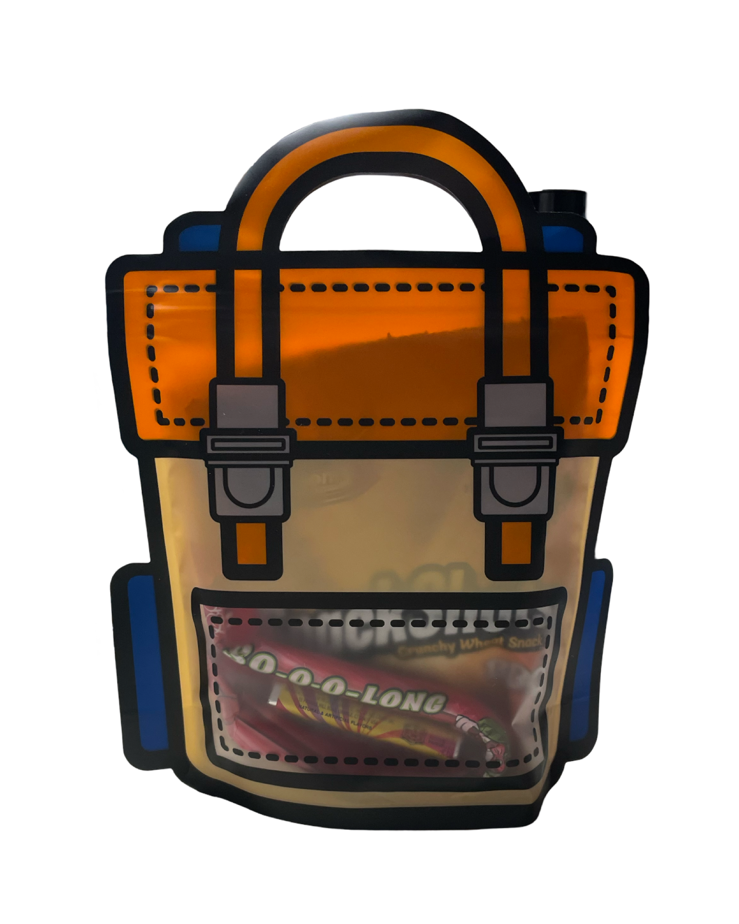 Filled Briefcase Orange